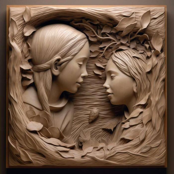 نموذج ثلاثي الأبعاد لآلة CNC 3D Art 